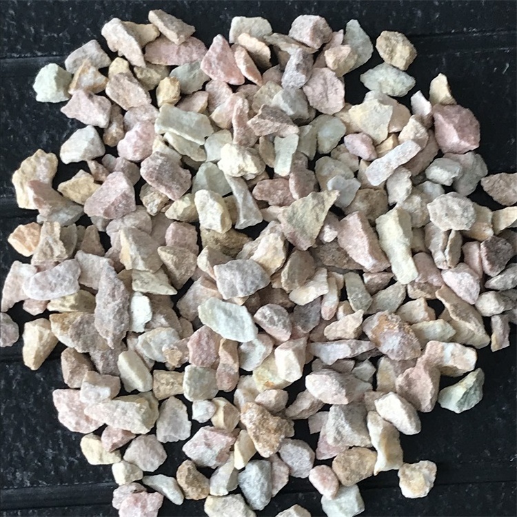 Natural pink gravel garden pebble stone cobblestone