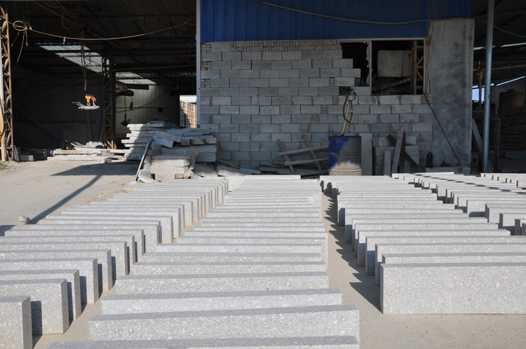 for floor and step of garden building natural granite step and riser stone