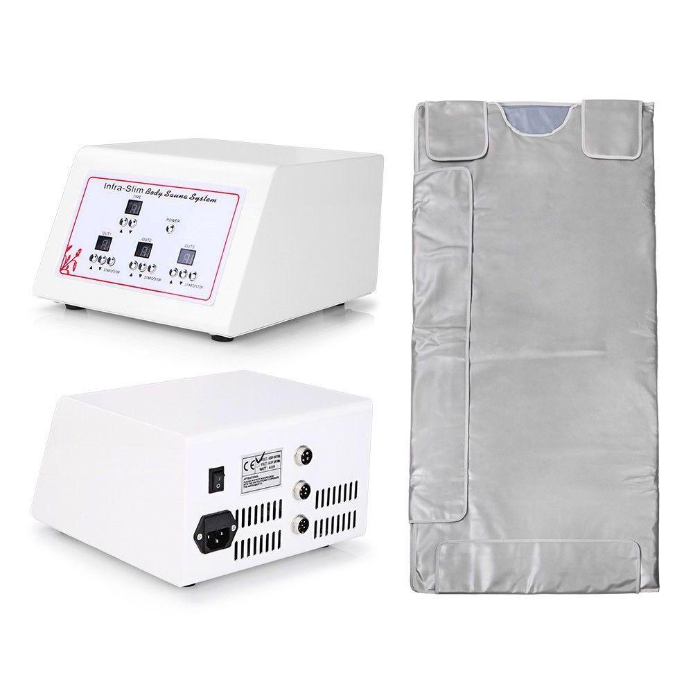 Manufacturer Spa Portable 3 Zone digital control Far infrared Sauna Thermal Slimming Blanket detox far infrared body wrap