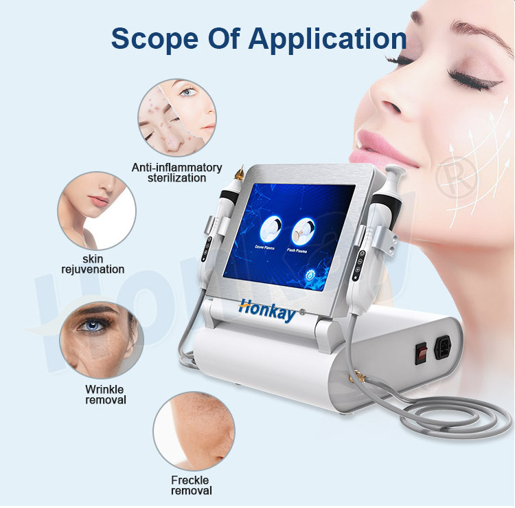 Newest Arrived 2 In1 Ozone Acne plasma beauty pen Laser Effective For Eyelids Lifting To India Pit Skin Care Beauty Machine