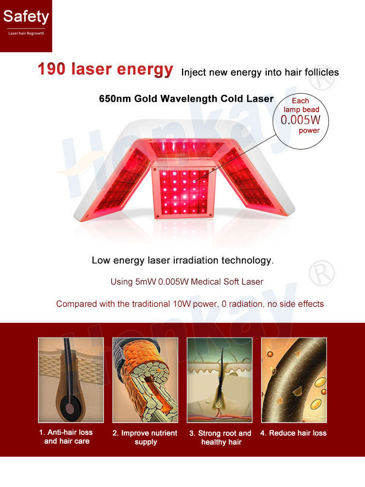 hair growth high frequency laser hair growth machine for anti hair loss