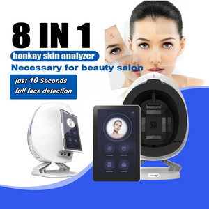 2024 moisture detection skin analyzer machine 3d facial skin analysis analizador de piel face scanner home use skin analyzer