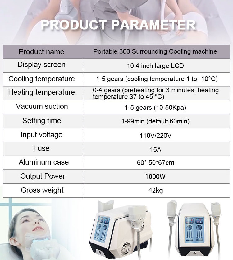 Professional cryotherapy two handle device portable cryotherapy machine price slimming machine