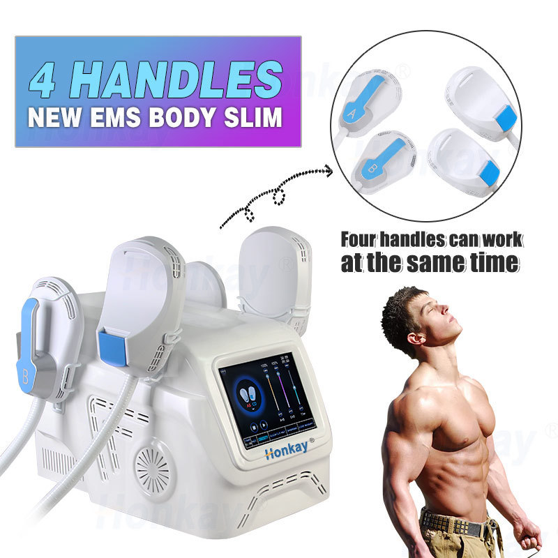 2024 high end Salon Use Slimming Machine 4 Handle RF Neo Ems Muscle Stimulator Cellulite Removal Body Sculpting machine