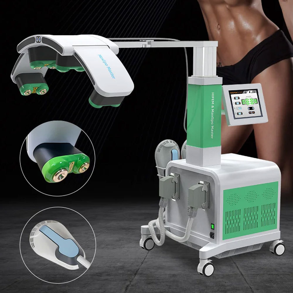 Level 1-3 10d lipo laser slimming Maxlipo 635nm 532nm lipolaser ems Fat Reducing 10d light lipo laser machine