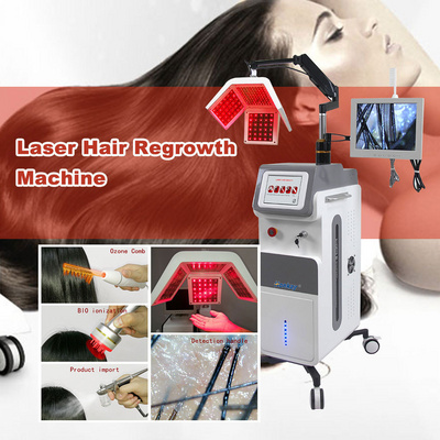 high frequency comb hair analysis oxygen sprayer Laser Hair Growth Machine for Laser reGrowth Hair Loss Treatment