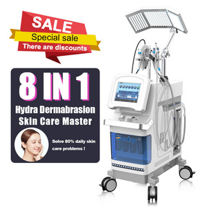 8 IN 1 Multifunctional Skin SPA Machine Hydra Dermabrasion Skin Care Beauty Instrument Skin Rejuvenation Face Lift