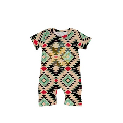 Custom Printing Baby Romper Clothes Plain Short Sleeve Blank 100% Combed Cotton Wholesale Onesie 2023 Newborn Polyester Unisex