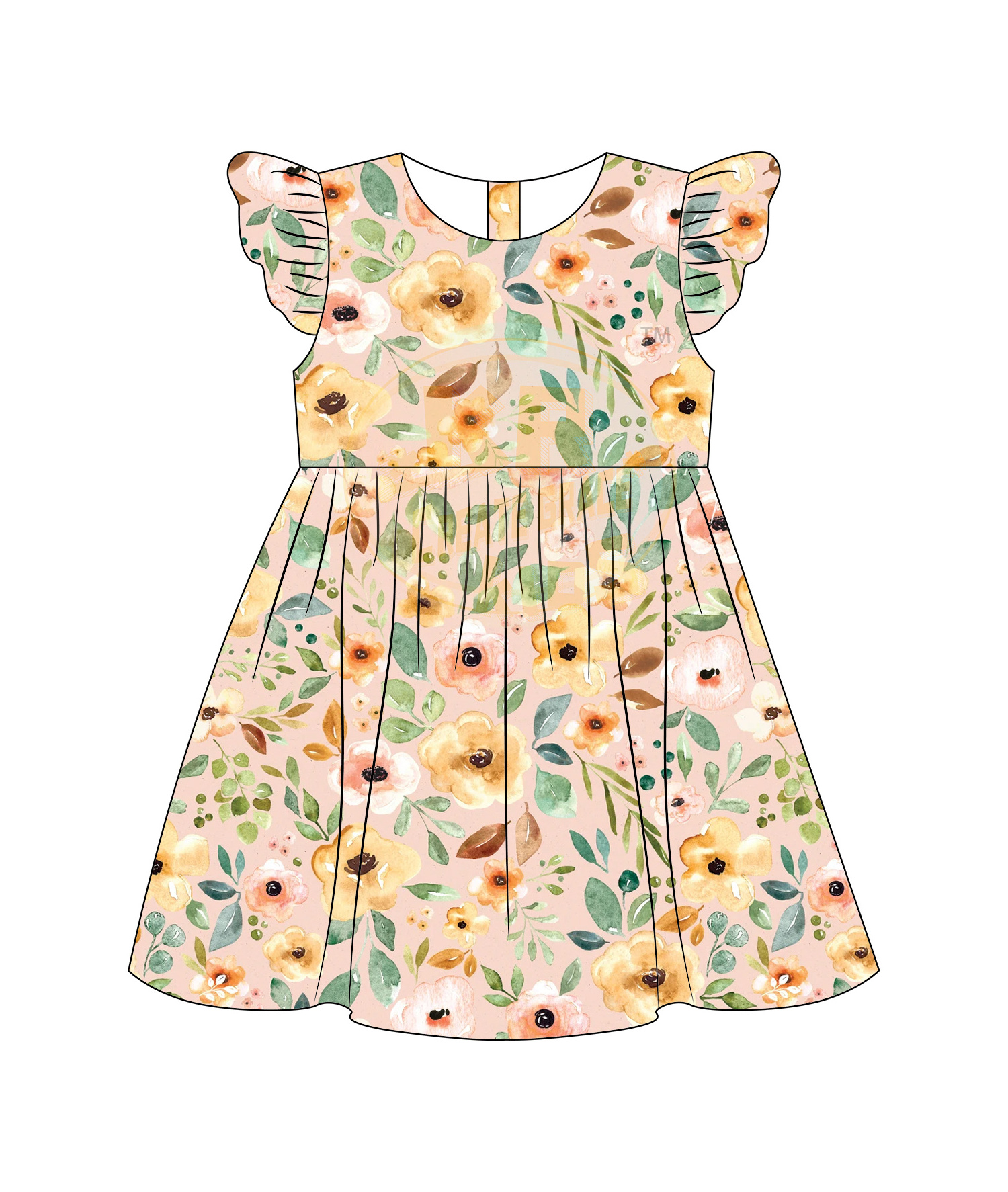 2024 Wholesale Newborn Cute Baby Girl Dresses Comfortable Sleeveless Ruffled Princess Dress Children Wear Casual Dresses