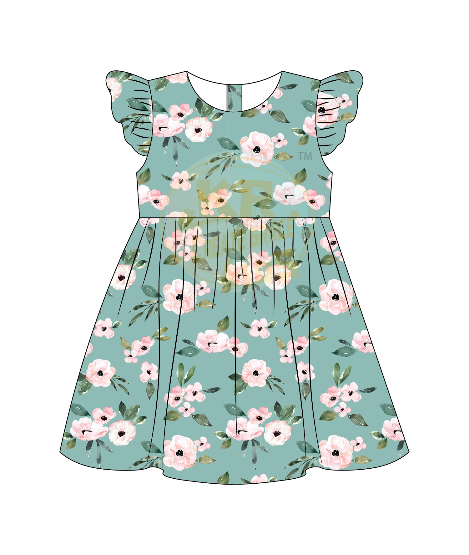 2024 Wholesale Newborn Cute Baby Girl Dresses Comfortable Sleeveless Ruffled Princess Dress Children Wear Casual Dresses