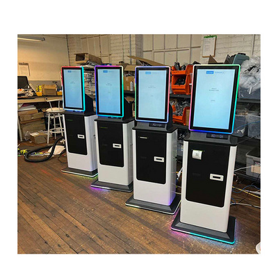 Crtly Cash recycler QR Scanner Card reader Cash and coin dispensing Printer Self Service Payment Kiosk Atm Machine