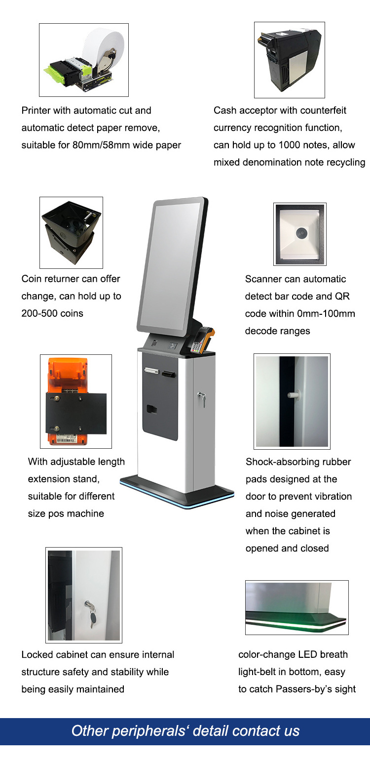 Crtly advertising sport betting kiosk  ticket vending with barcode scanner self payment kiosk