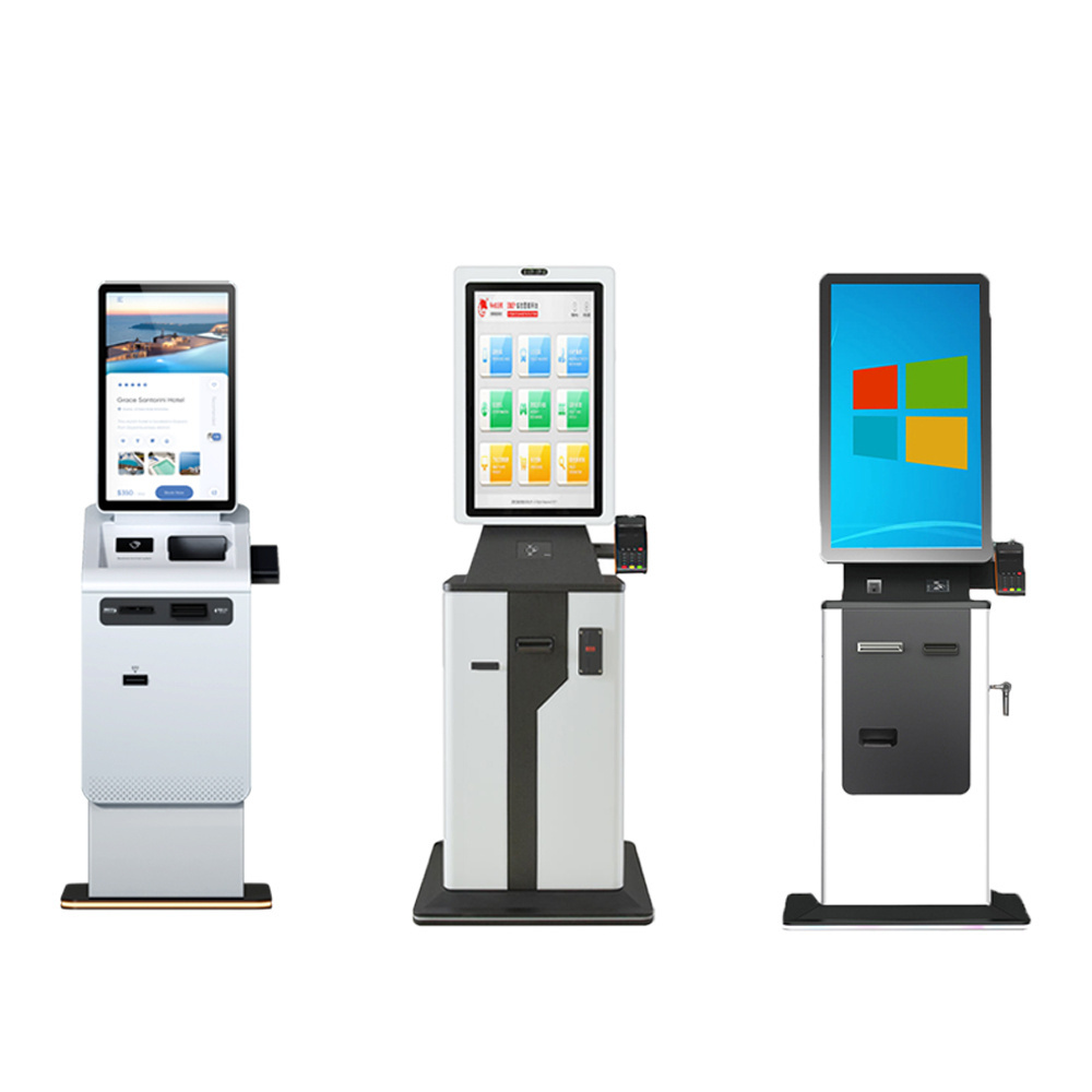 Crtly self service parking payment kiosk card dispenser machine  kiosk payment solution deposit atm machine