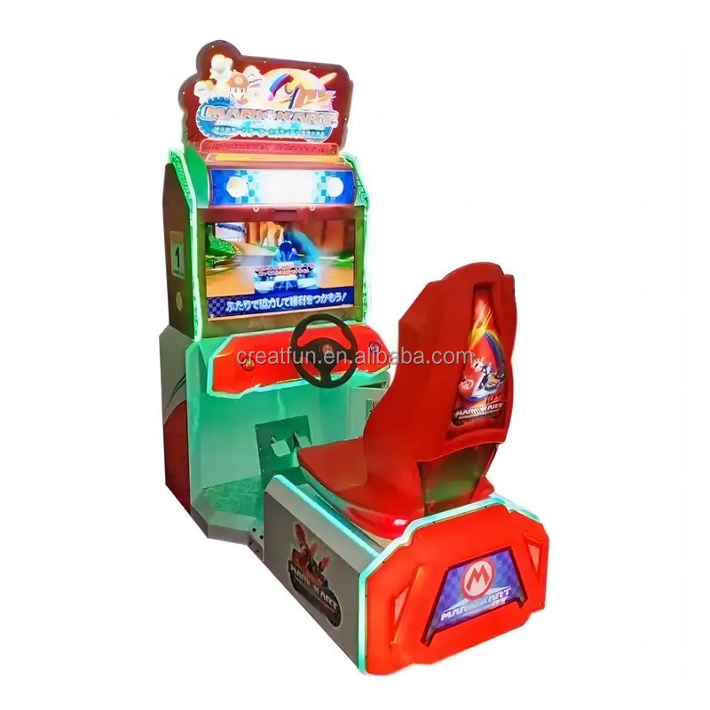 Hot sale Coin Operated Racing Car Arcade Game Machine Mario Kart  Driving Simulator Car Game Machine