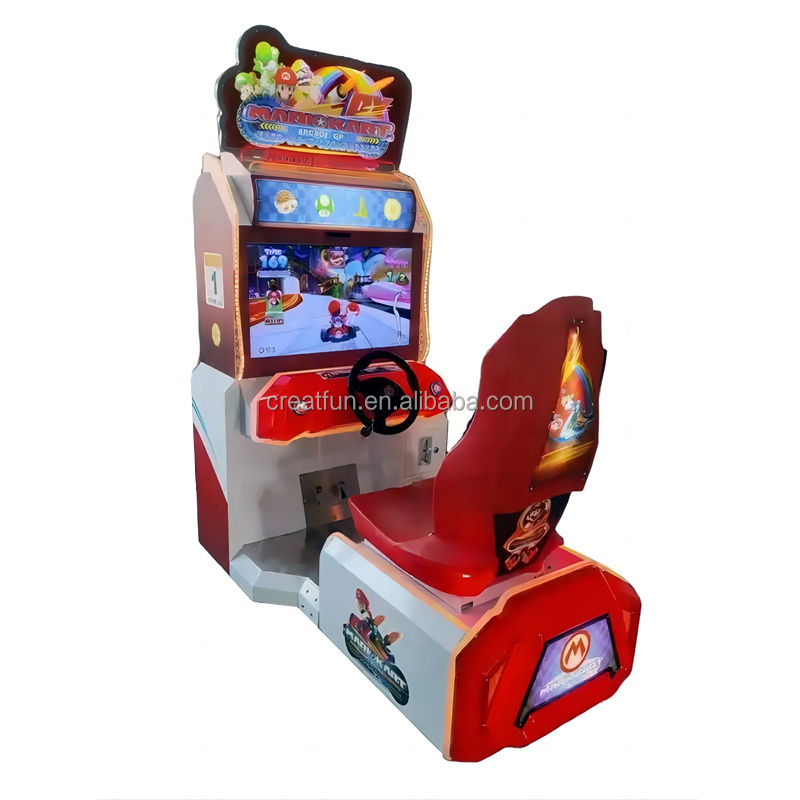 Hot sale Coin Operated Racing Car Arcade Game Machine Mario Kart  Driving Simulator Car Game Machine