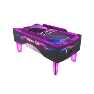 2 players coin operated Curved surface tournament choice air hockey table with electronic scorer