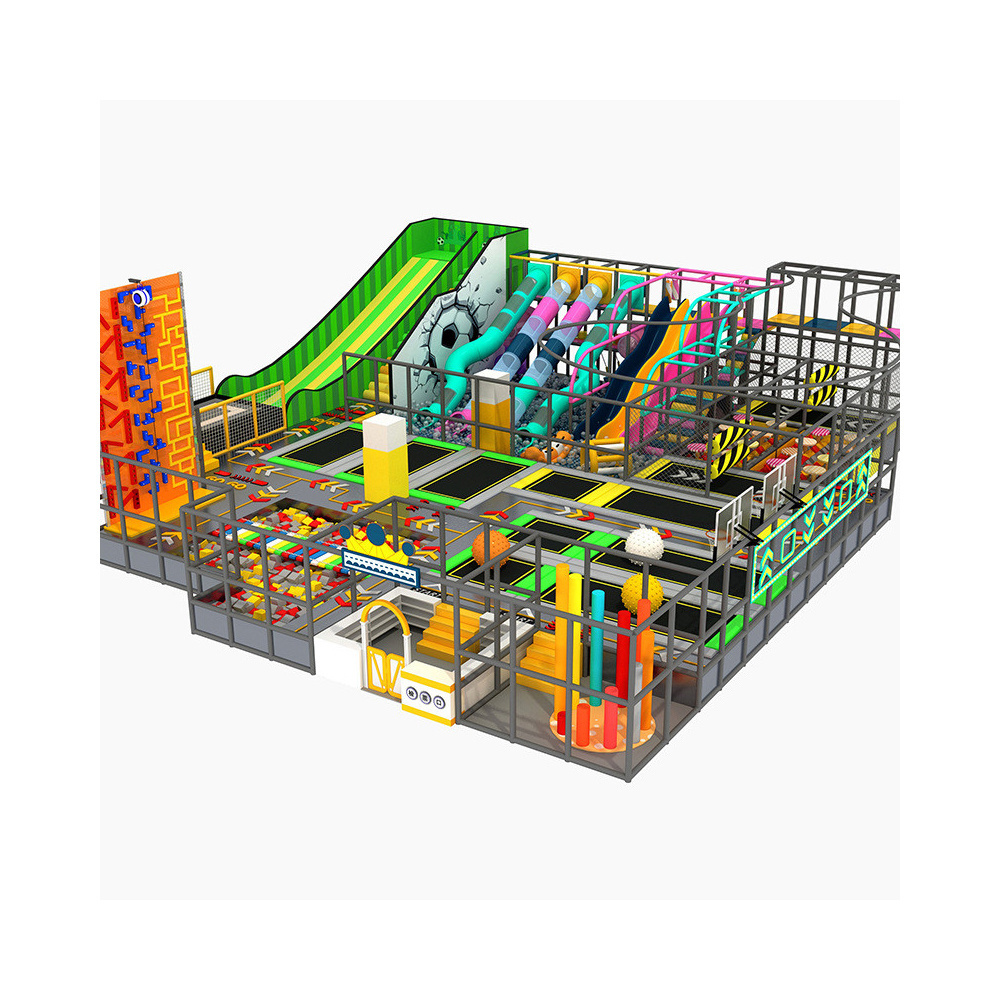 Children Soft Indoor Playground Trampoline Park Equipment Made In China Amusement Park Toys