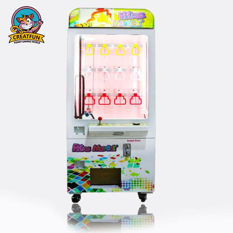 Coin operated 9 holes golden key game shopping mall vending machine claw machine black wholesale mini key master