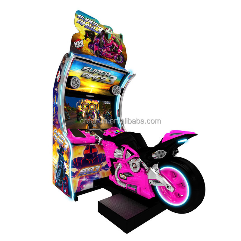 47inch HD LCD Super Bike 3 Coin Operated Motorcycle Racing Funny Video Motorcycle Racing Arcade Game Machine