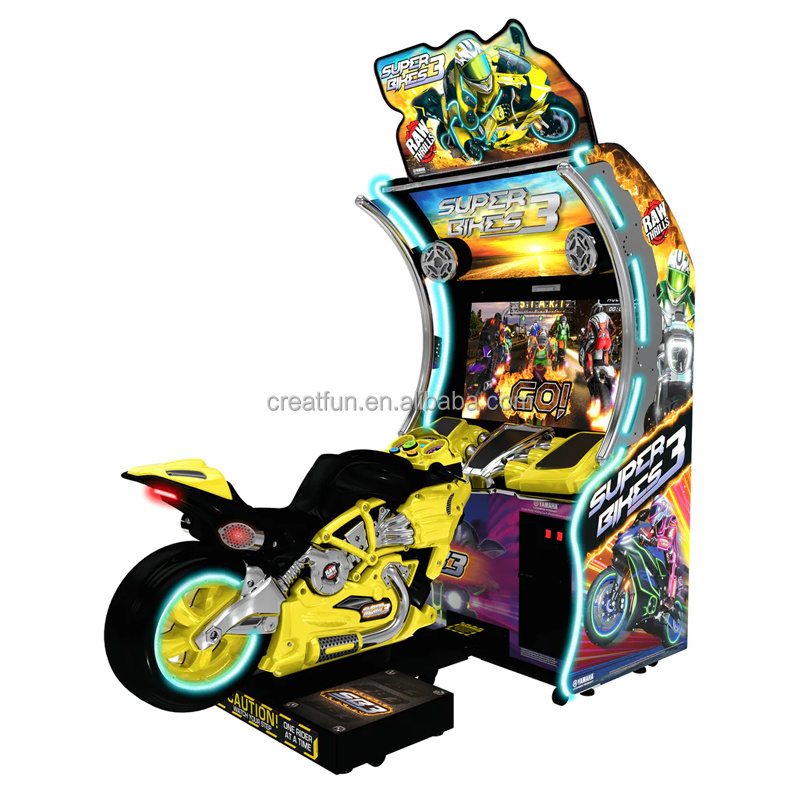 47inch HD LCD Super Bike 3 Coin Operated Motorcycle Racing Funny Video Motorcycle Racing Arcade Game Machine