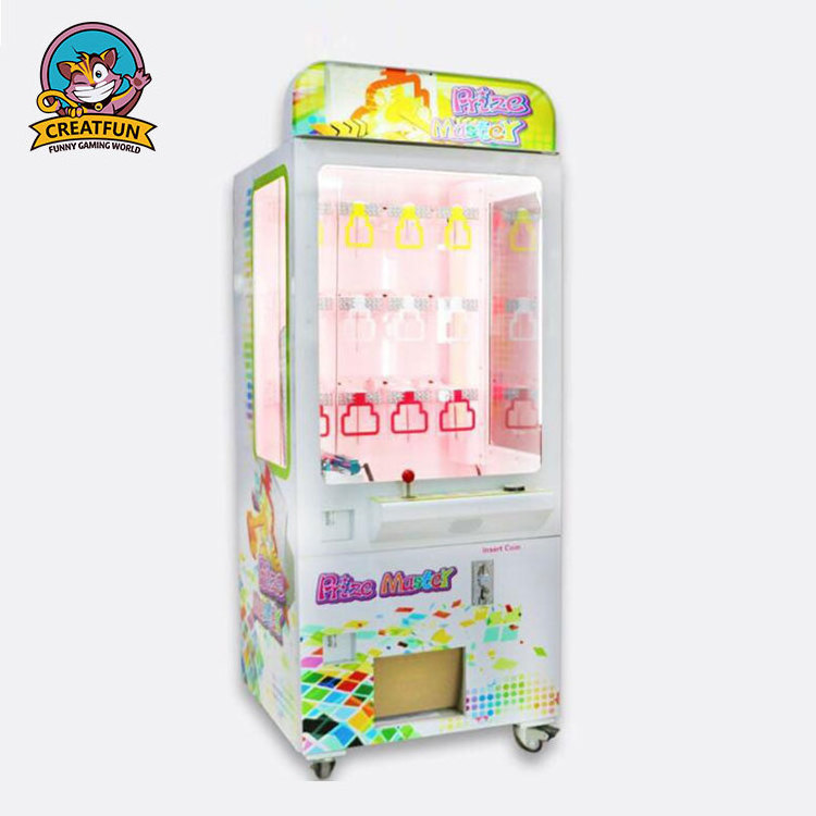 Coin operated 9 holes golden key game shopping mall vending machine claw machine black wholesale mini key master