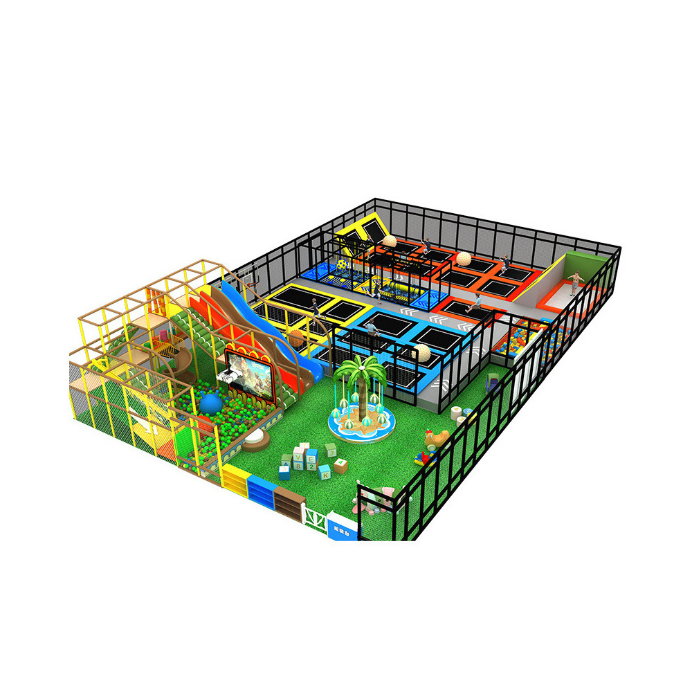 Children Soft Indoor Playground Trampoline Park Equipment Made In China Amusement Park Toys