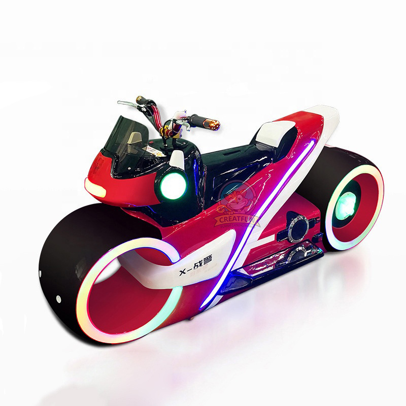 Amusement Park Kiddie Rides motorcycle Customized Electric Motorcycle Happy Car