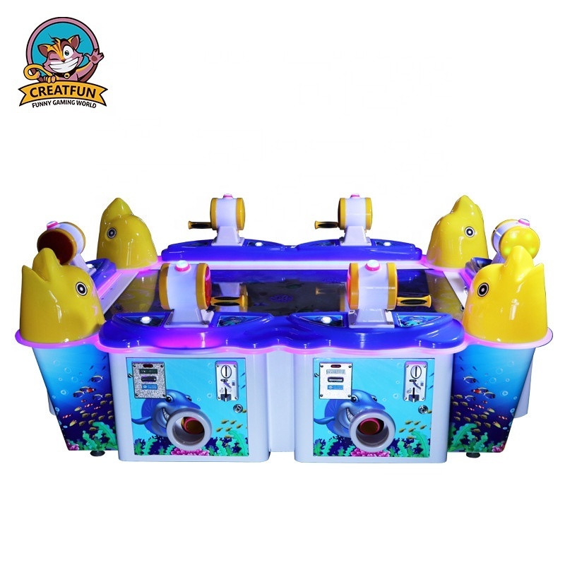 55 Inch Arcade Game Ocean Hunting fishing 6 Players Fish game Machine for Children