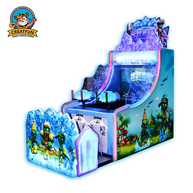 2 players Coin  Arcade Video Game Machine Water Shooting ticket Redemption Game Machine