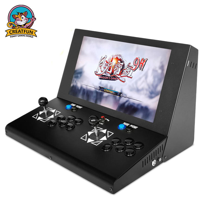 19 inch Portable coin operated arcade games cabinet thousand fighting games single player game console