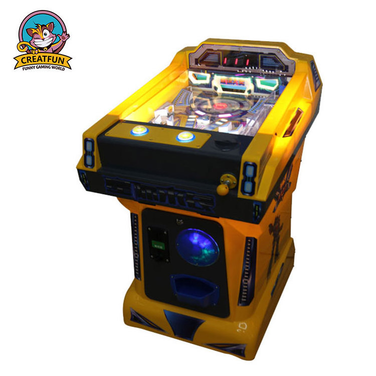 Coin operated kids push arcade games machine mini Chinese pinball machine