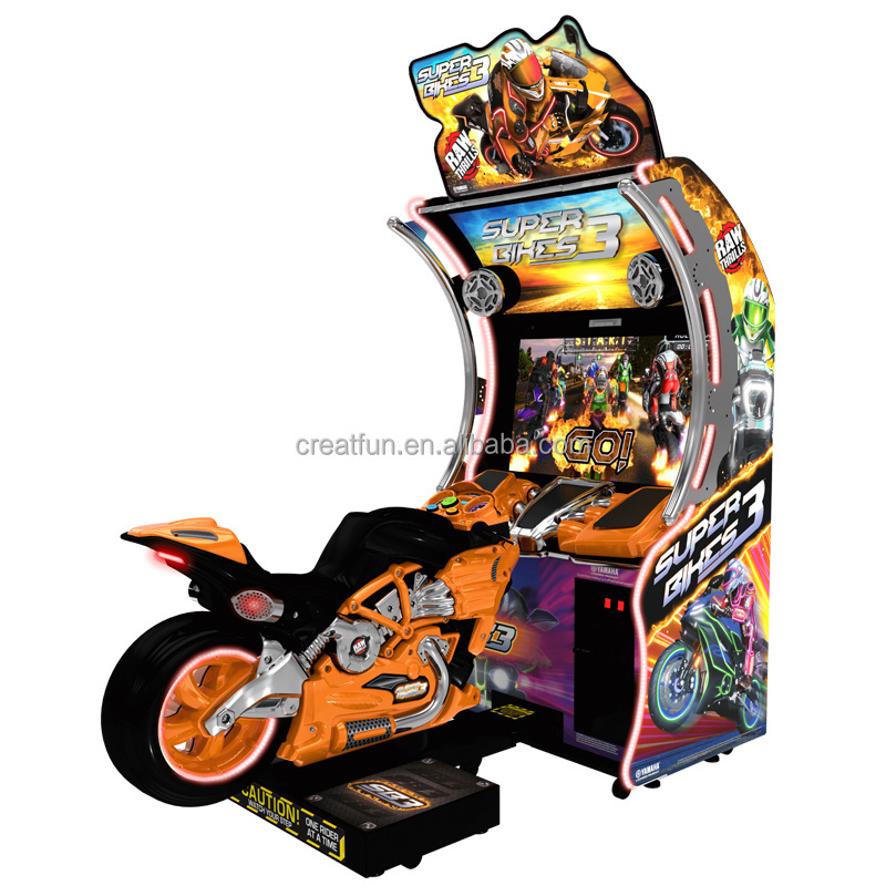 47inch HD LCD Super Bike 3 Coin Operated Motorcycle Racing Funny Video Motorcycle Racing Arcade Game Machine