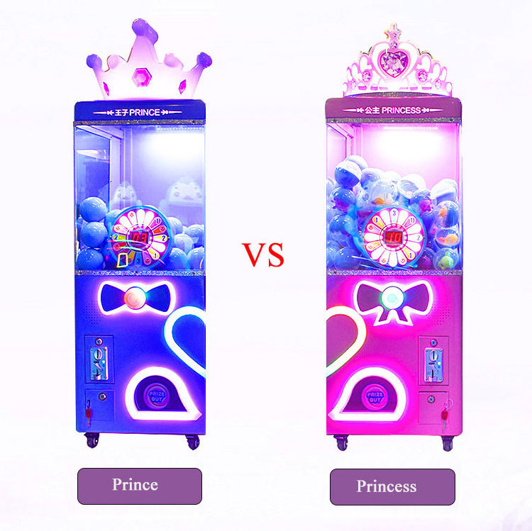 Coin operated big prince princess modeling capsule gashapon vending machine