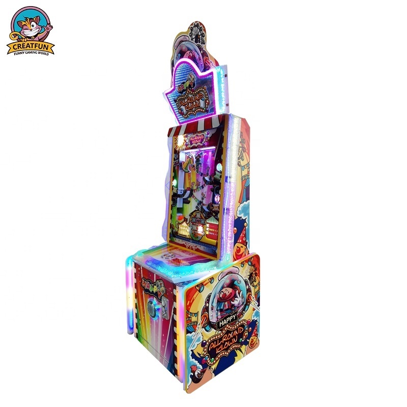 Kids Lottery machine Universal Clown Redemption Ticket game machine for sale