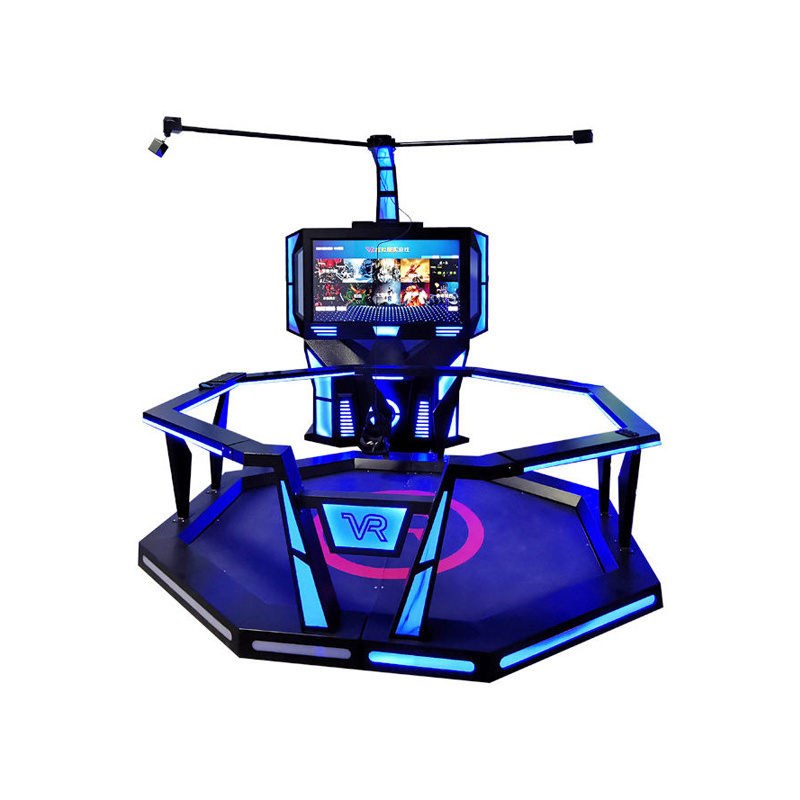 VR Simulator Interactive Shooting 9d Virtual Reality Walking Platform Standing Vr Space Shooter