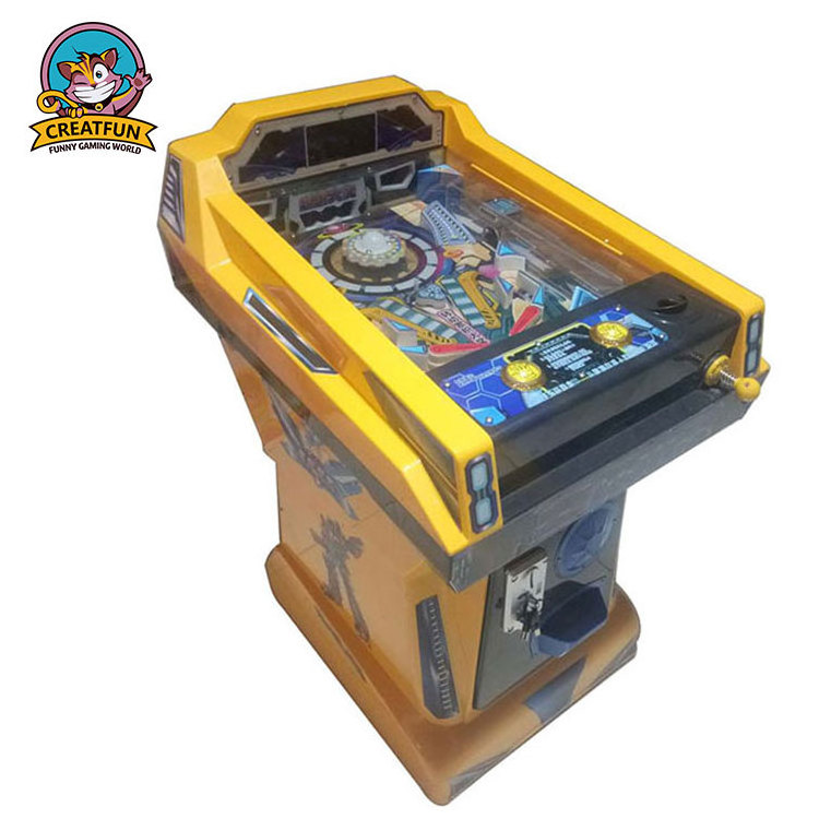 Coin operated kids push arcade games machine mini Chinese pinball machine