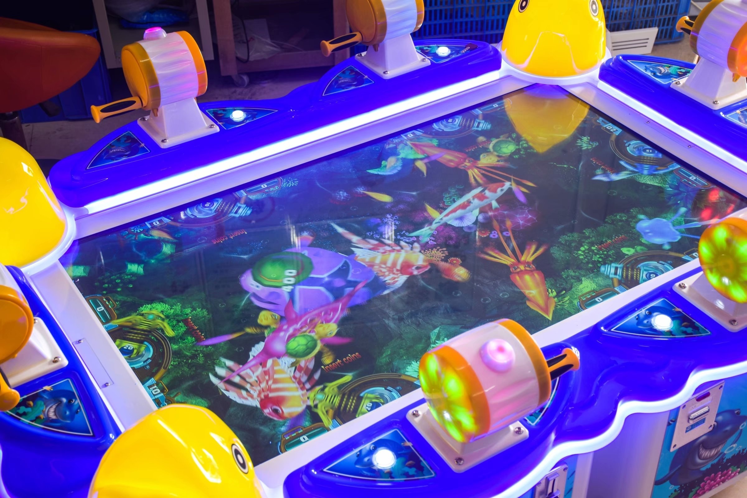 55 Inch Arcade Game Ocean Hunting fishing 6 Players Fish game Machine for Children