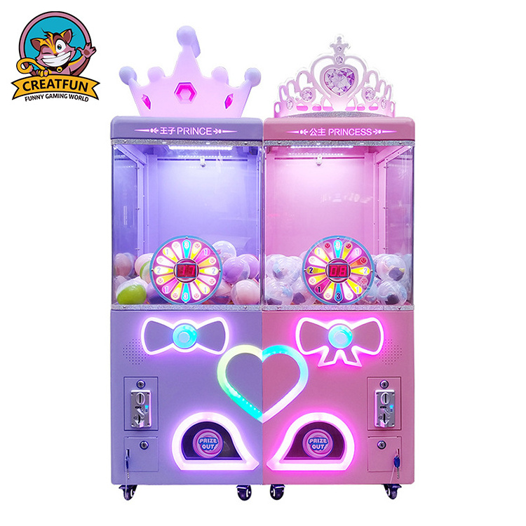 Coin operated big prince princess modeling capsule gashapon vending machine