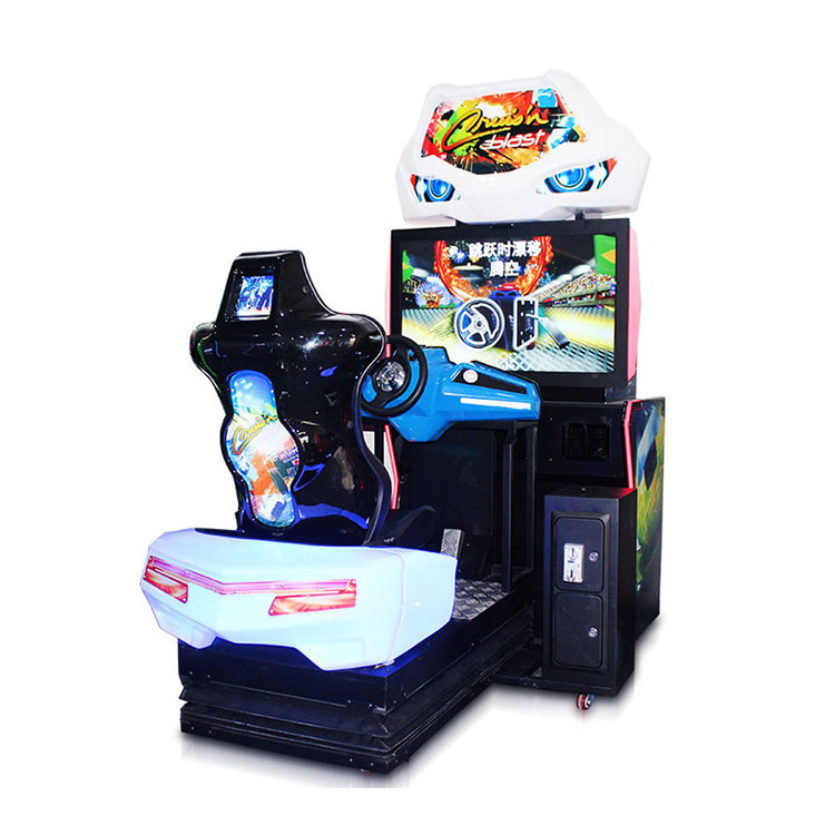 arcade race driving simulator 55inch luxury old school outrun racing game machine for game zone