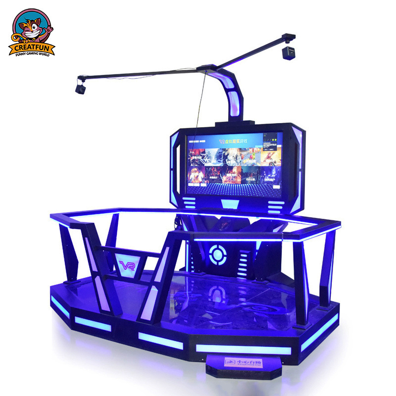 VR Simulator Interactive Shooting 9d Virtual Reality Walking Platform Standing Vr Space Shooter