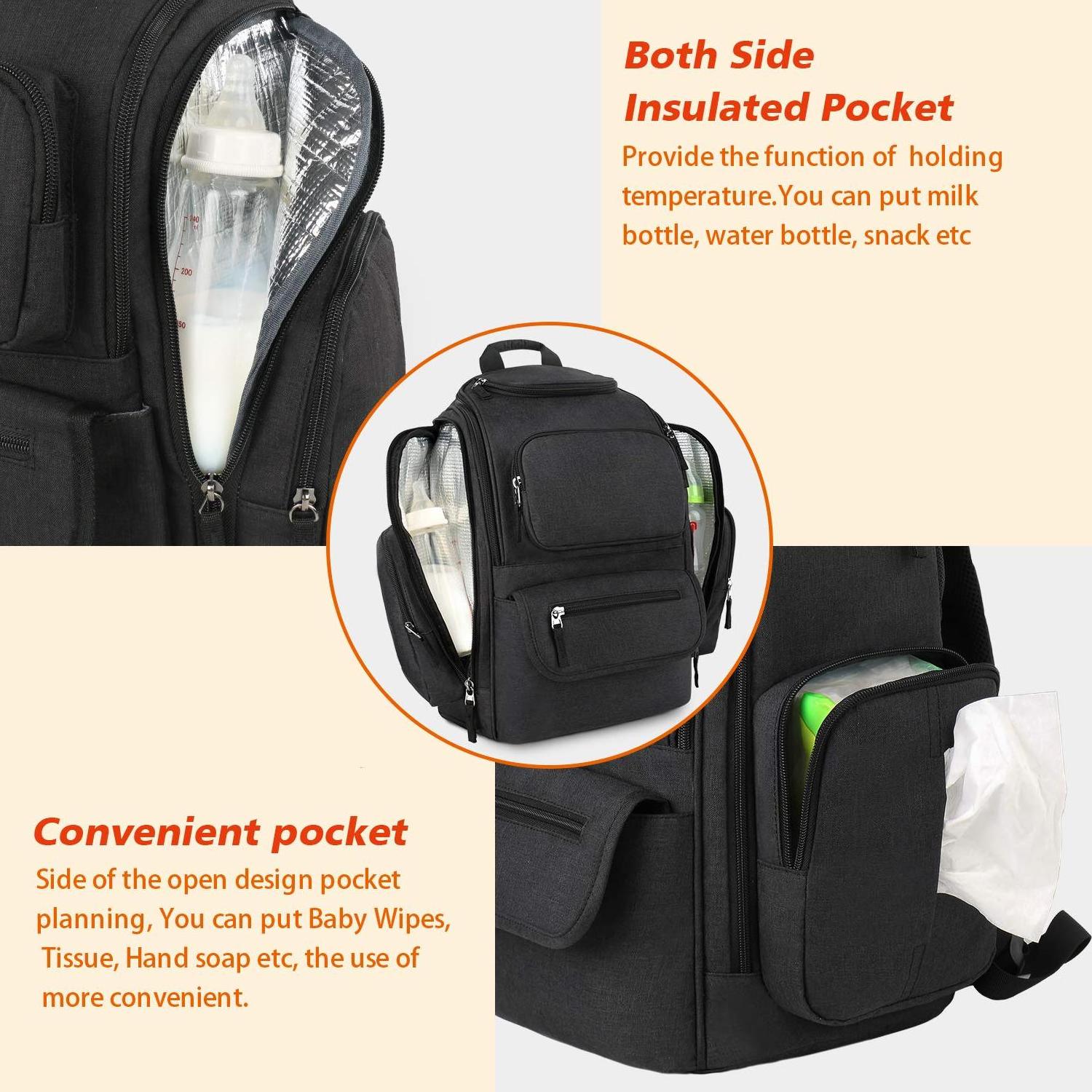 Disposable baby boy diaper bag travel set backpack