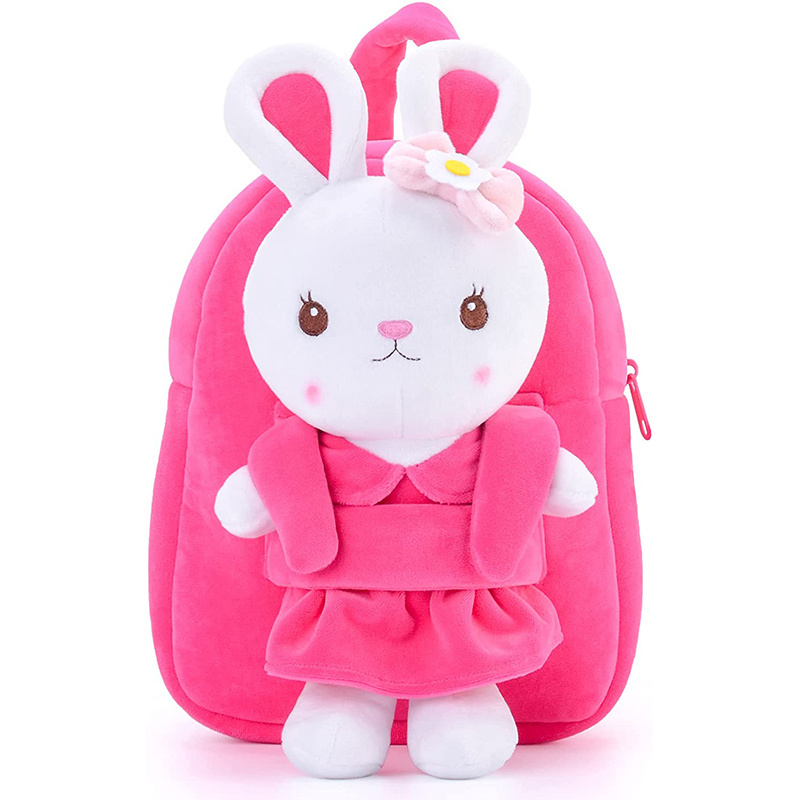 Hot sales hellow kitty plush cartoon animal backpack children backpack