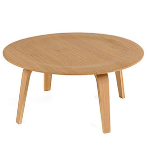 Classical Furniture Plywood Coffee Table Wooden Side Table Living Room Furniture Modern Round Side Table