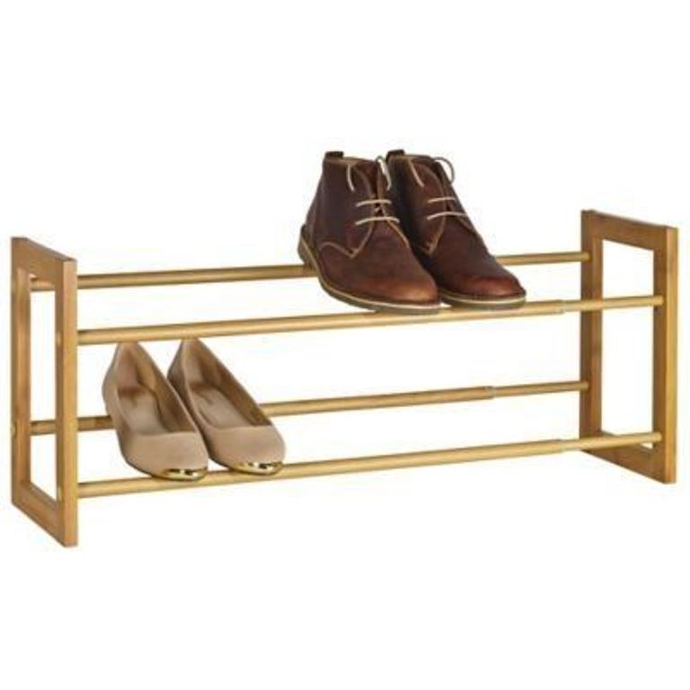 Small shoe rack for slippers and shoes handicraft item made of iron and wood customize size and color available wholesale produ