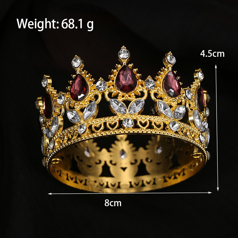 hot sale crystal rhinestone crown bride tiara for party women hair accessories