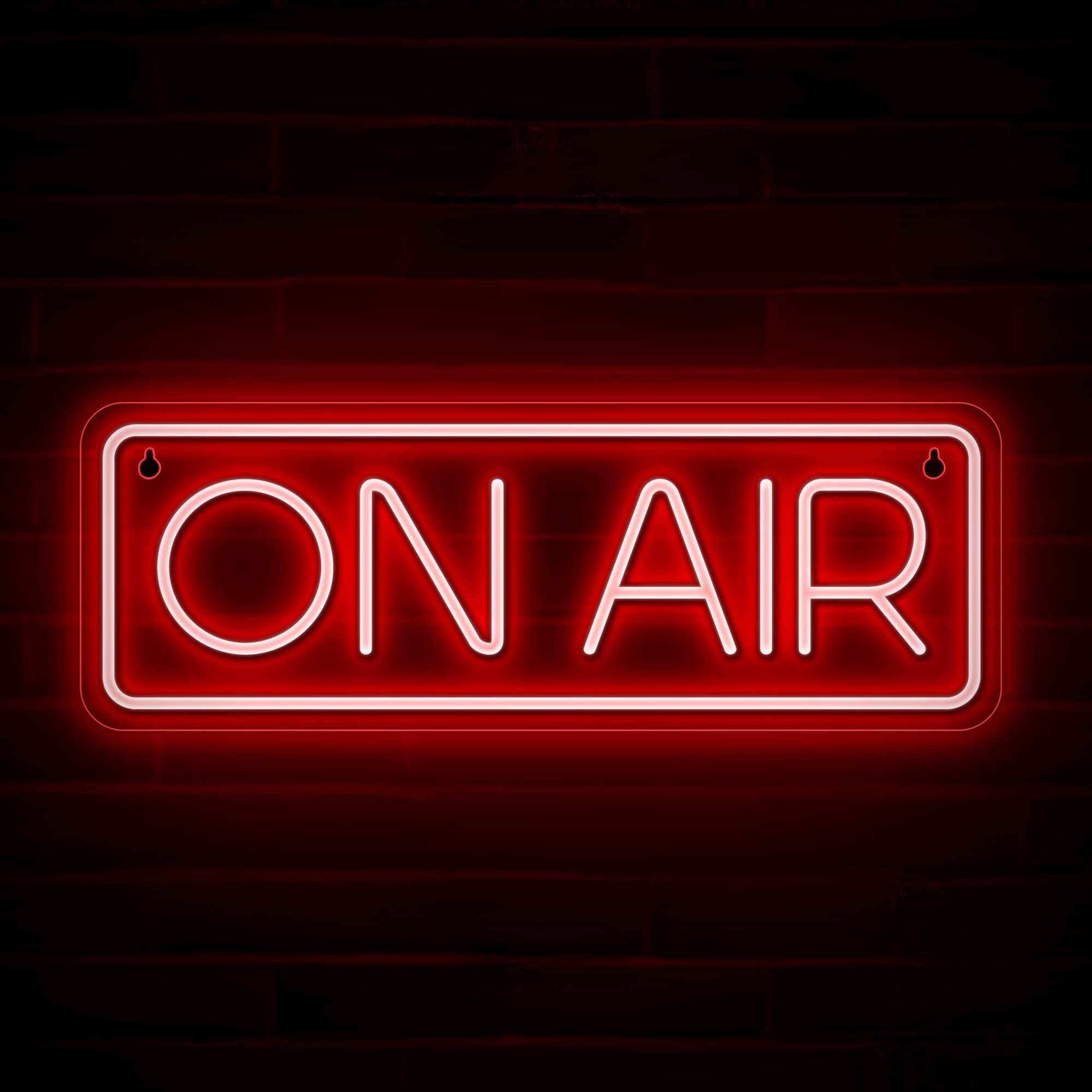 On Air Neon Signs LED Studio Live Decorative Lights For influencers Podcasts live streams