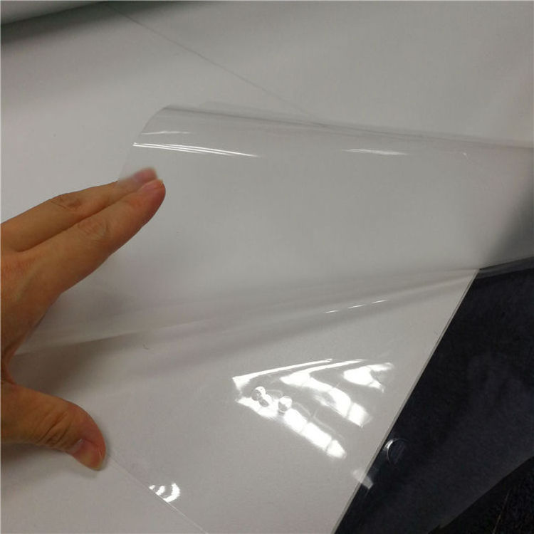 PVC Film Eco Solvent Clear glue 140g Printable Car Wrap Vinyl Sticker Roll Self Adhesive Vinyl