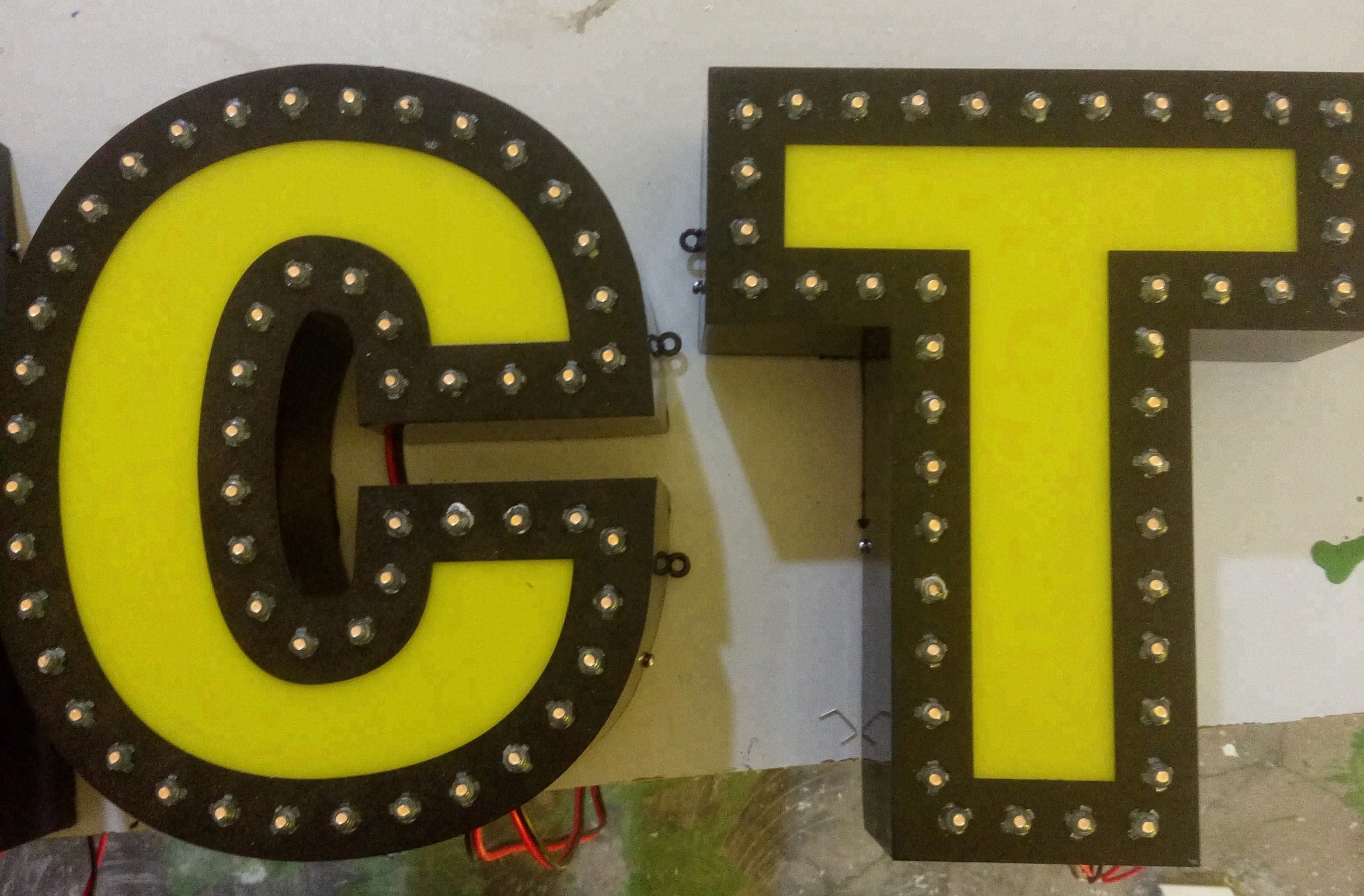 SHIDAI LED Marquee Letter Lights Sign up for Night Light Business Bar store Mall promotion