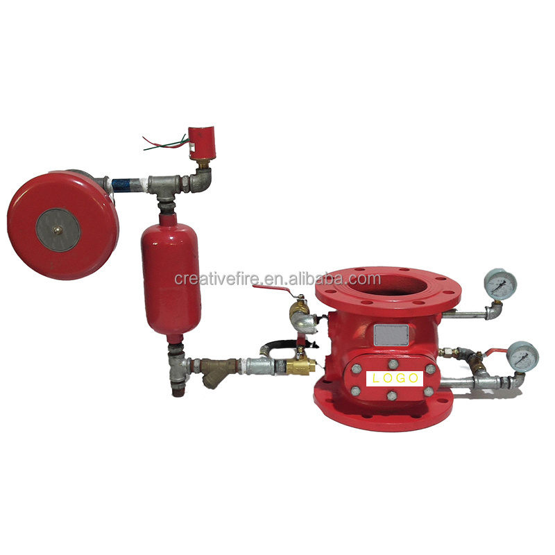 Customized Alarm Check Valve Fire Wet Type Fire Alarm Check Valve For Fire Sprinkler System