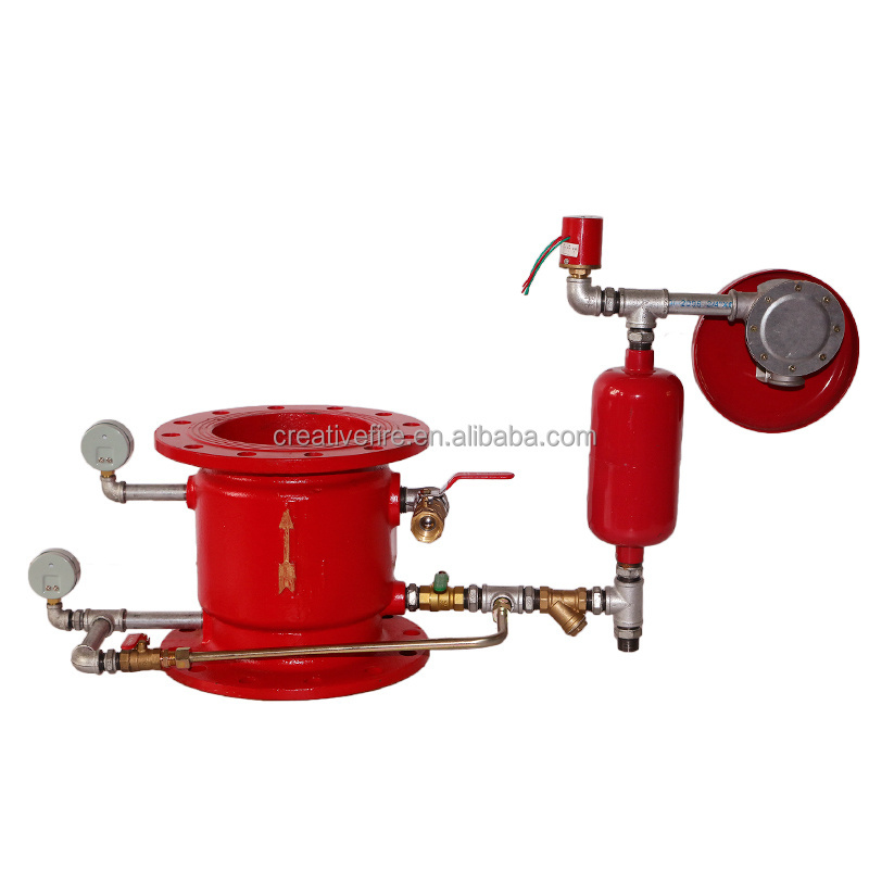 Customized Alarm Check Valve Fire Wet Type Fire Alarm Check Valve For Fire Sprinkler System